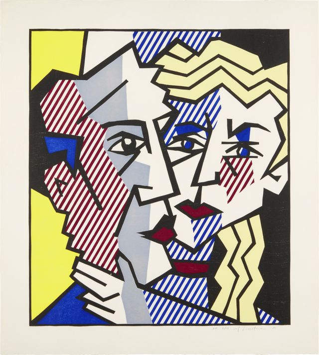 The Couple, From The Expressionist Woodcut Series