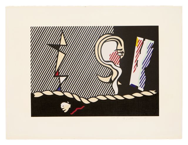 Figures With Rope, From The Surrealist Series