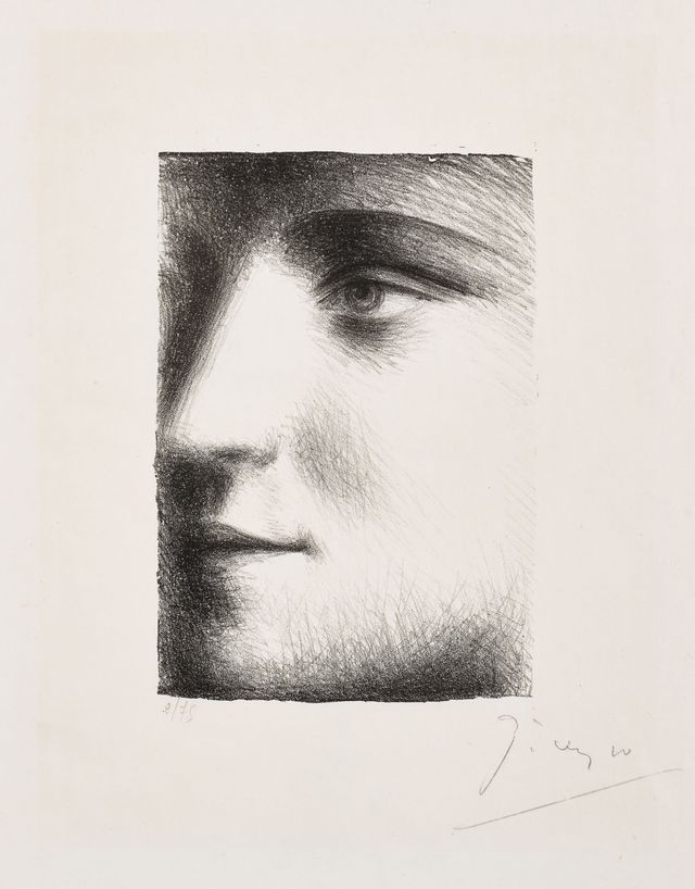 Visage de Marie-Thérèse (Face of Marie-Thérèse) (Bl. 95, Ba. 243, M. XXIII, see C. Bks. 16)