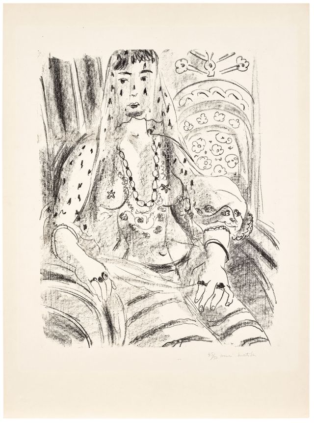 Odalisque voilée (Veiled Odalisque) (D. 464)