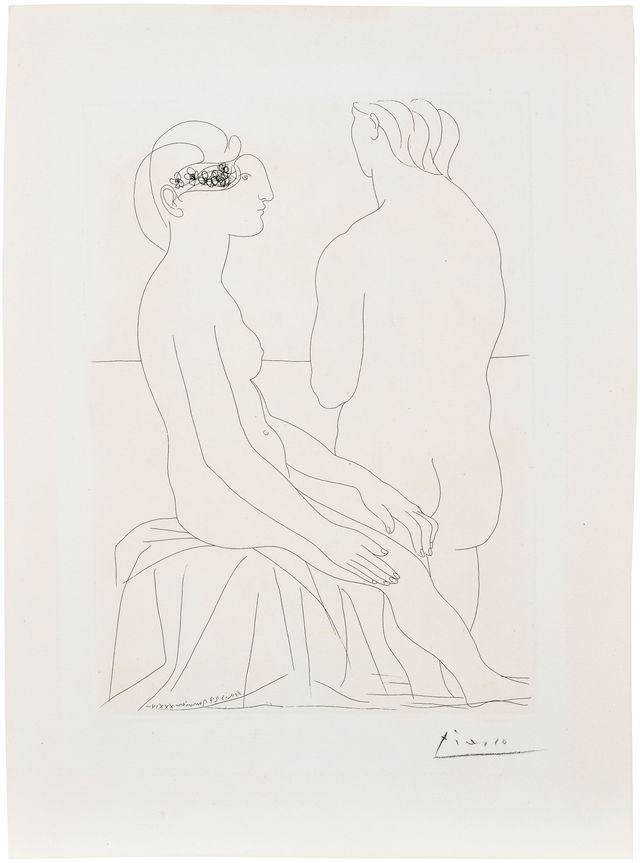 Femmes au bain (Bathing Women), plate 78 from La Suite Vollard (Bl. 206, Ba. 404)