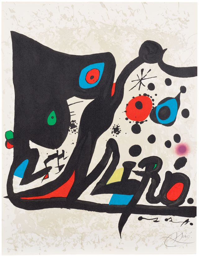 Poster for the exhibition 'Livres illustrés et lithographies', Galerie Gérald Cramer, Geneva (M. 898)