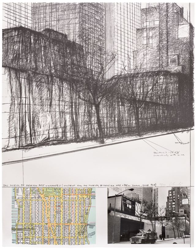 The Museum of Modern Art, Wrapped, Project for New York, from (Some) Not Realized Projects (S. 36)