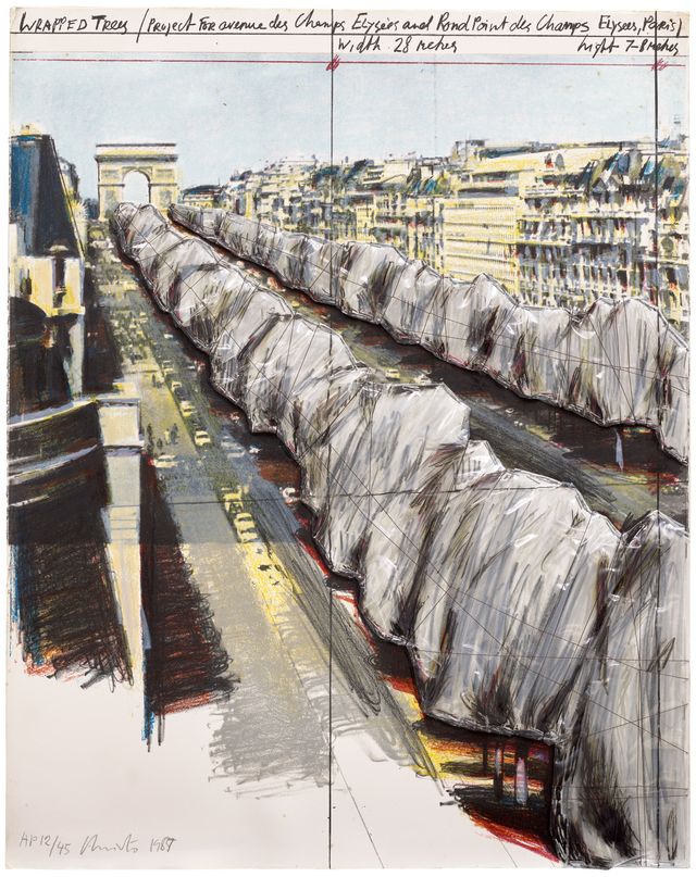 Wrapped Trees, Project for the Avenue des Champs-Élysées, Paris (S. 133)