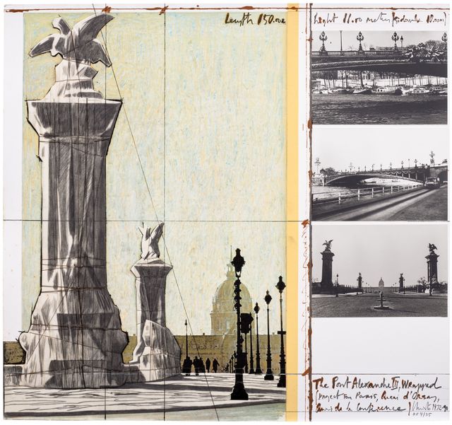 The Pont Alexandre III, Wrapped, Project for Paris (S. 156)
