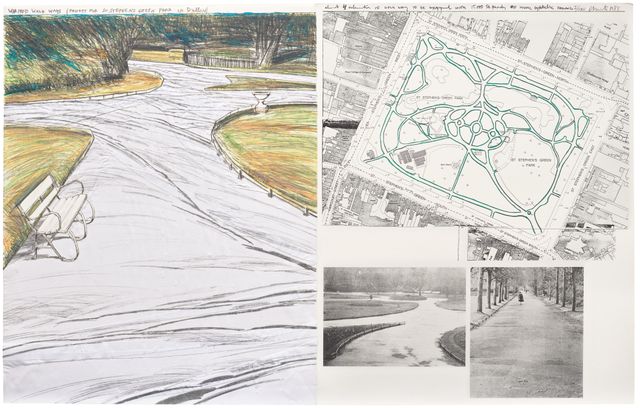 Wrapped Walk Ways, Project for St. Stephen's Green Park, Dublin (S. 111)