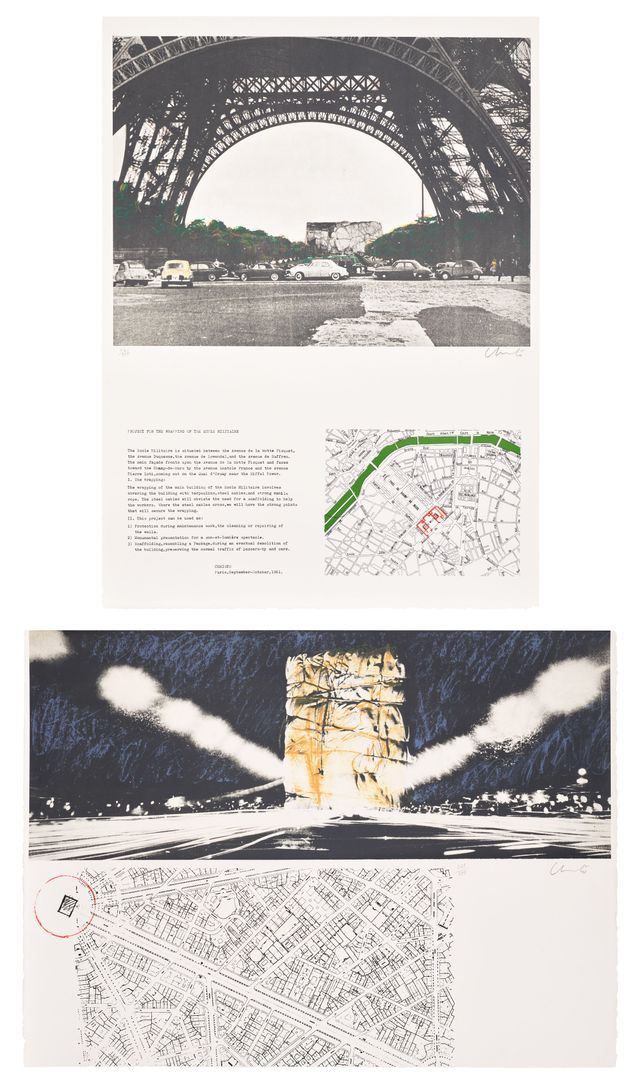 Packed Building, Project for the Ecole Militaire, Paris; and Packed Building, Project for the Arc de Triomphe, Paris (S. 31; 32)