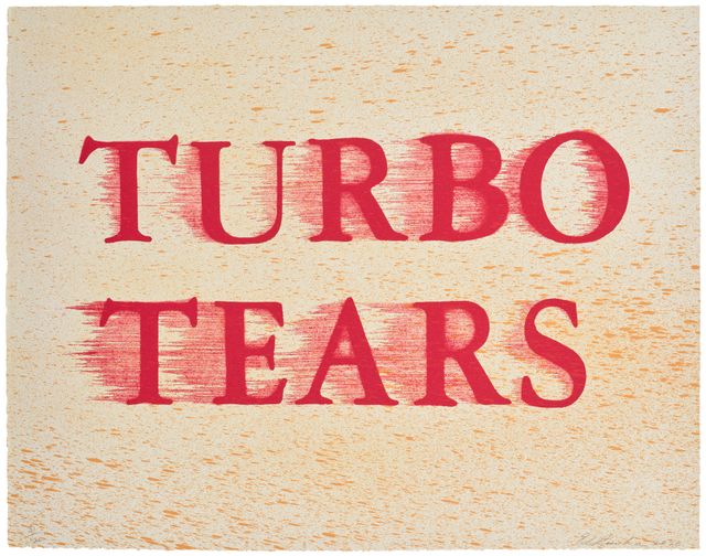 Turbo Tears, from Tate Modern 21 Years Print Portfolio