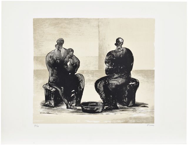 Two Women Bathing Child II (C. 310)