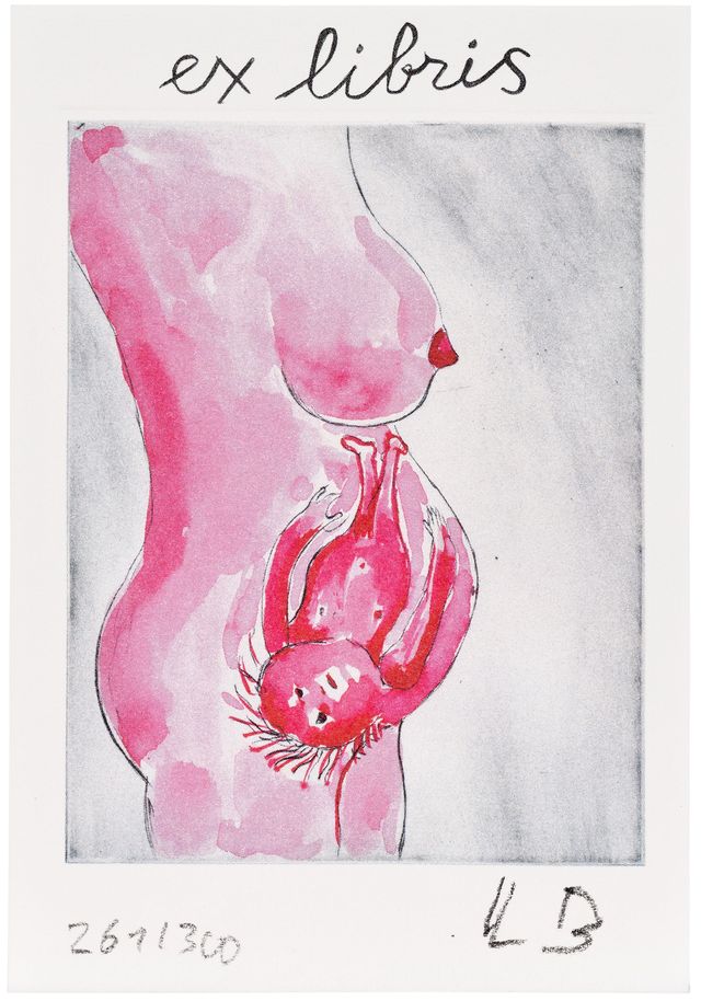 Untitled (Ex-Libris), bookplate from Recueil des secrets de Louyse Bourgeois (Collection of Secrets of Louyse Bourgeois) (see MoMA 612)