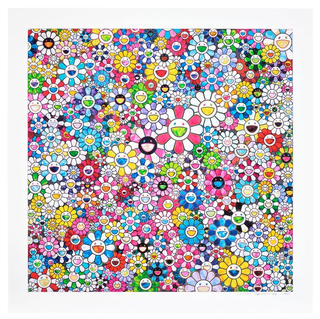 Flowers with Smiley Faces