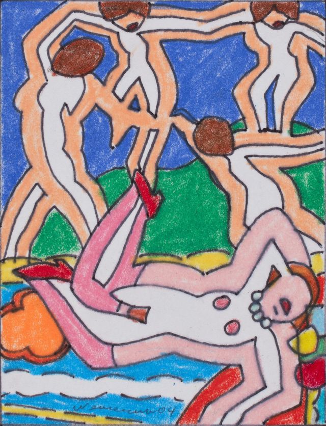 Study for Sunset Nude with Andre Kertezs at the Dance