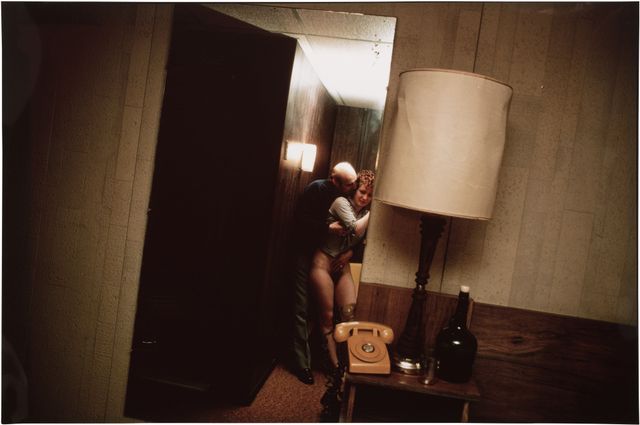 Nan and Dickie in the York Motel, New Jersey