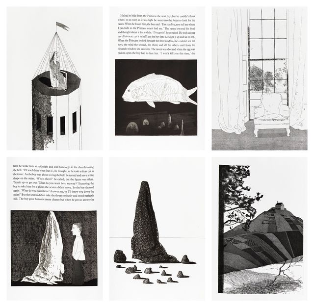 Illustrations for Six Fairy Tales from the Brothers Grimm (S.A.C. 70-108, M.C.A.T. 67-105)