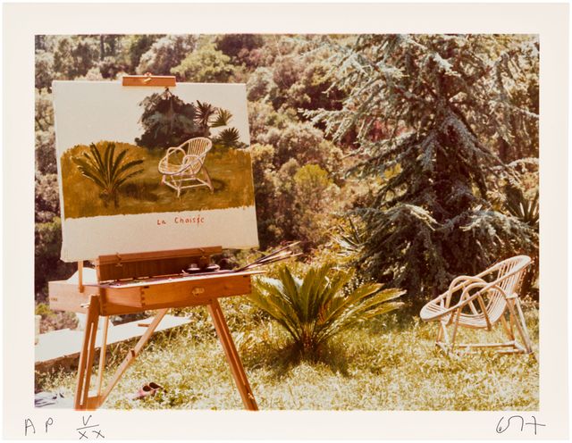 Sur le Motif, May 1974, from Twenty Photographic Pictures by David Hockney