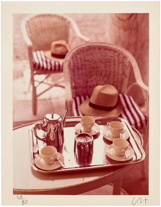 Still Life with Hats, August 1973, from Twenty Photographic Pictures by David Hockney