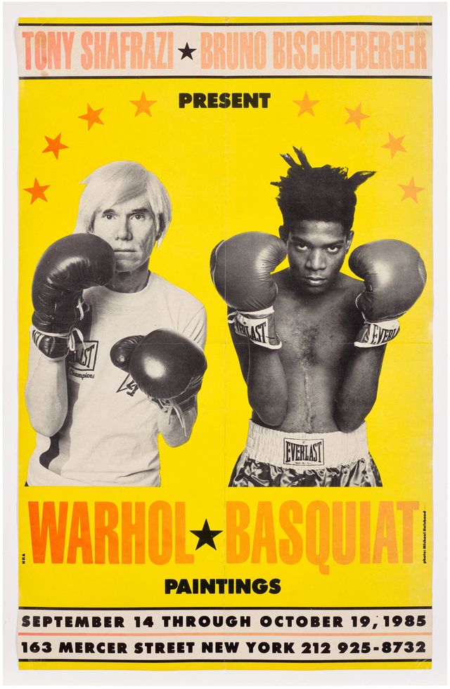'Warhol / Basquiat: Paintings' Exhibition Poster
