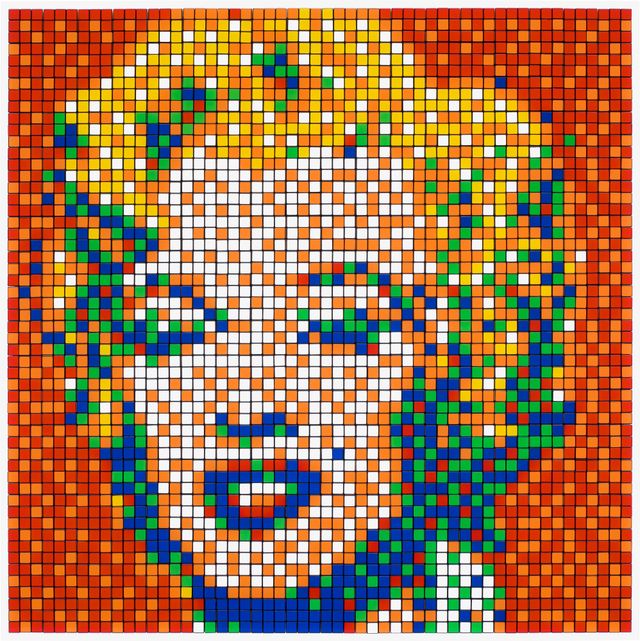 Rubik Shot Red Marilyn, from Rubikcubism (NVDR1-4)