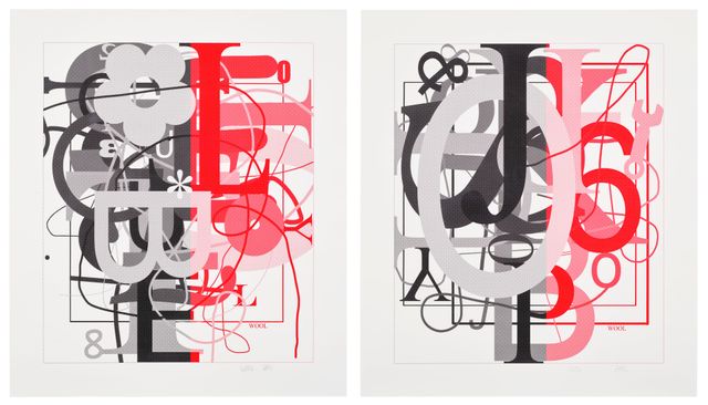 Ohne Titel; and Ohne Titel (Griffelkunst)