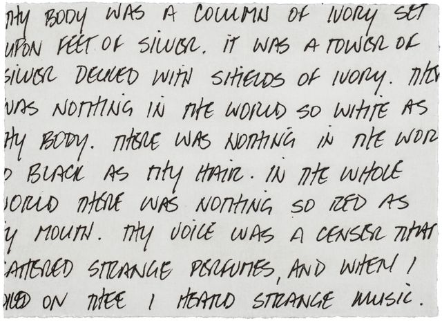 Untitled (Oscar Wilde) (E. 273)