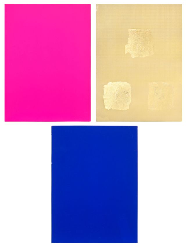 Monochrome und Feuer (Monochrome and Fire) (Krefeld Triptych)