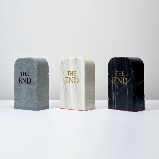 THE END; THE END (White); and THE END (Black)