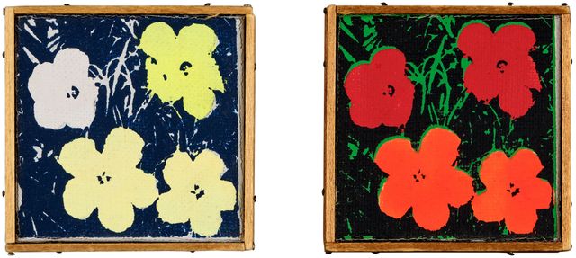 Two works: (i) Andy Warhol, "Flowers", 1964; (ii) Andy Warhol, "Flowers", 1964