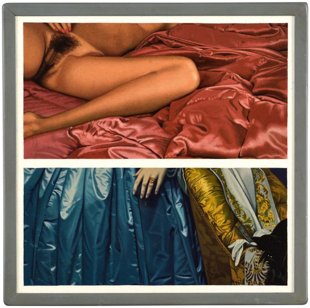 Playboy Nude, Left Leg and Crotch; and Ingres, The Princess de Broglie, 1853