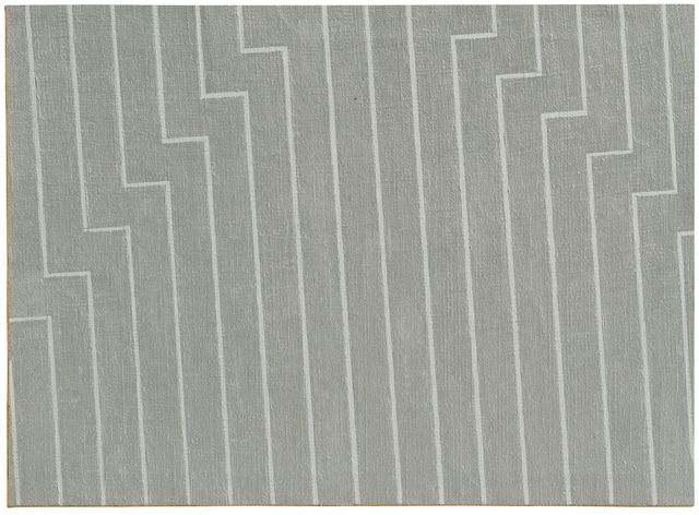 Detail of Frank Stella's Union Pacific 1960 or Marquis de Portago 1960