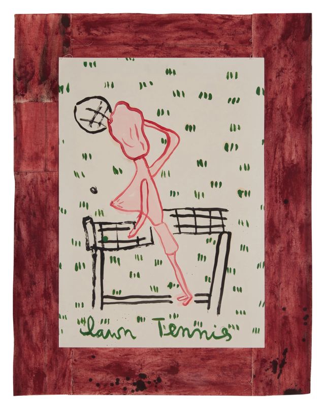 Tennis Player, Empty Racquet