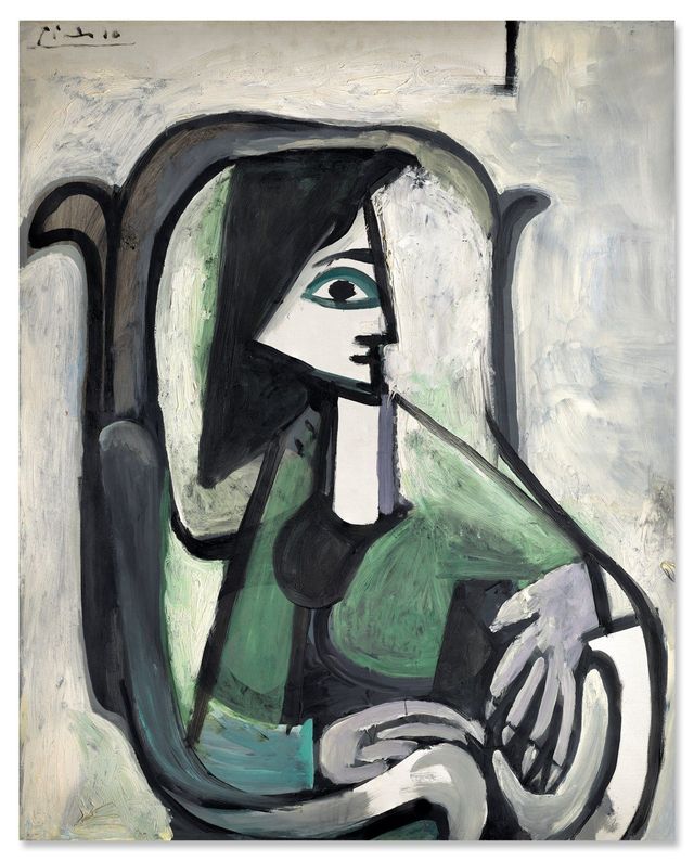 Femme de profil dans un fauteuil (III)