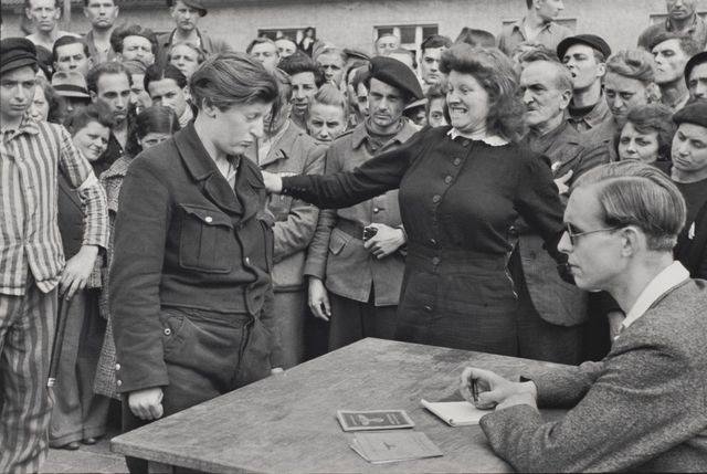 Gestapo Informer, Deportation Camp, Dessau, Germany, 1945
