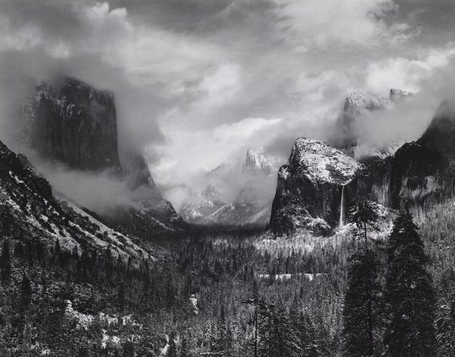 Clearing Winter Storm, Yosemite National Park, California, 1938