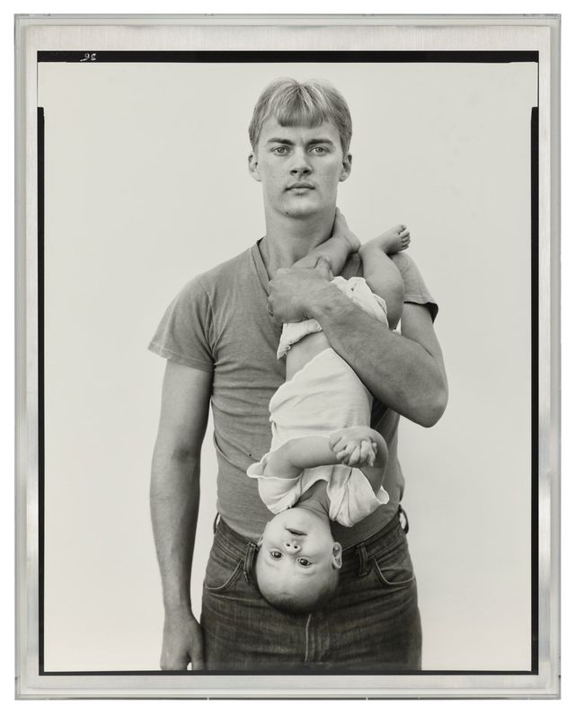 John Harrison, Lumber Salesman, and His Daughter Melissa, Lewisville, Texas, November 22, 1981