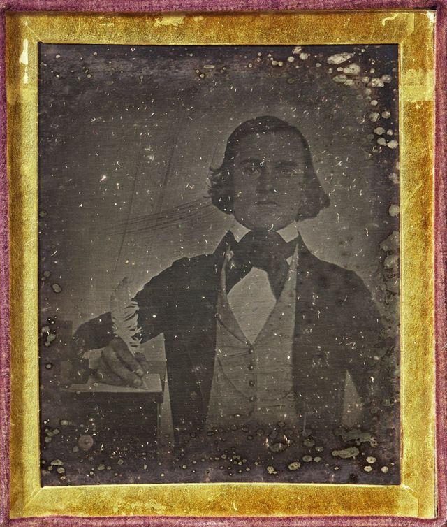 Writer with Open Book and Quill, 1839-41