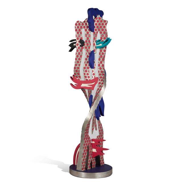 Metallic Brushstroke Head