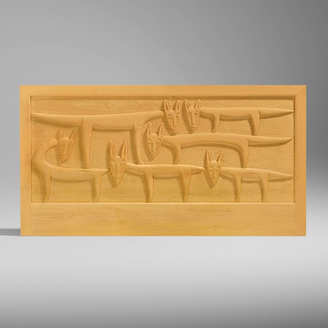 Foxes queen-size headboard