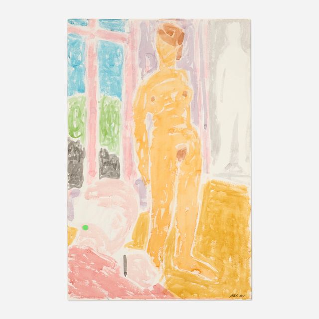 Artist with Nude Model