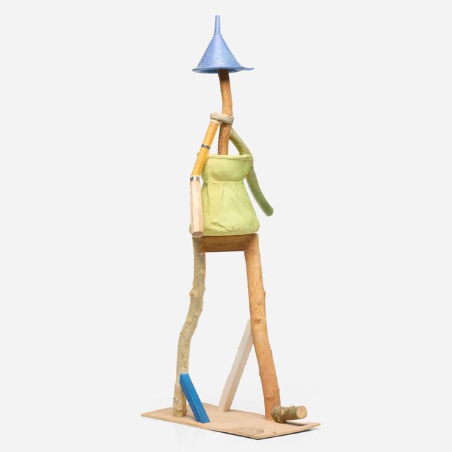 Walking Figure with Funnel