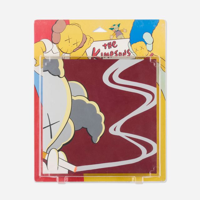 Untitled (Kimpsons) (Krusty) (from the Package Painting Series)