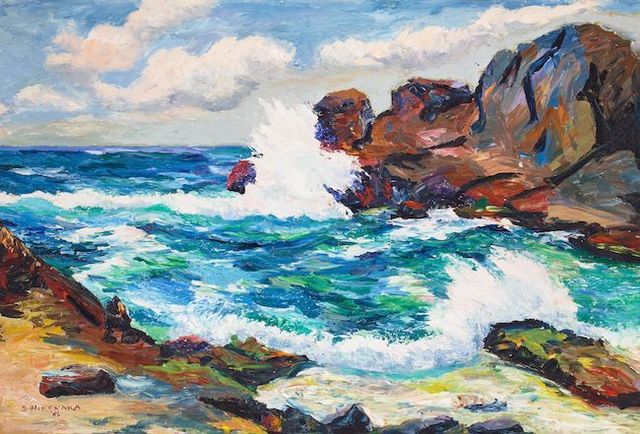 Crashing Waves 26 x 38 1/4 in. (66 x 97.2 cm)