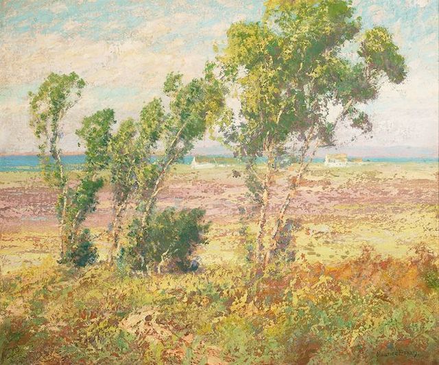 A View Toward the San Diego Coast 20 x 24 in.