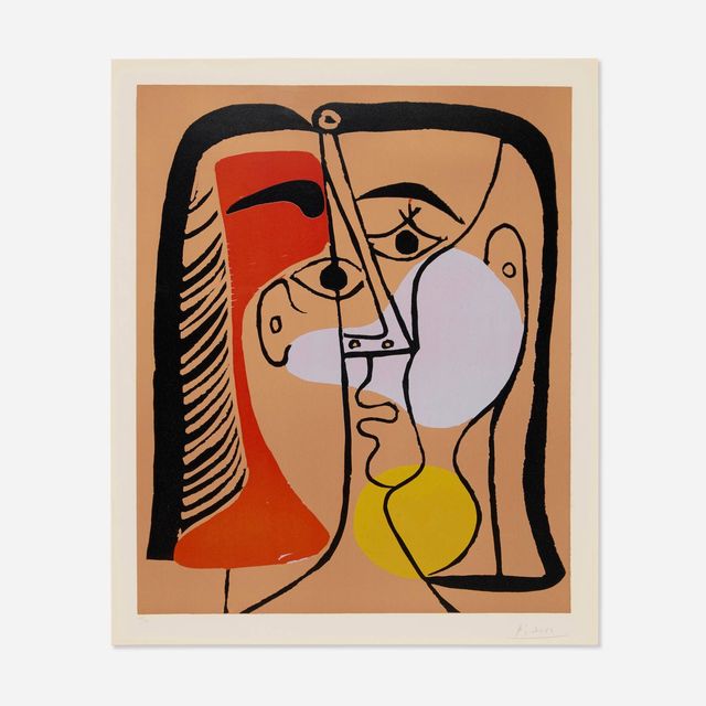 Portrait de Jacqueline aux cheveux lisses