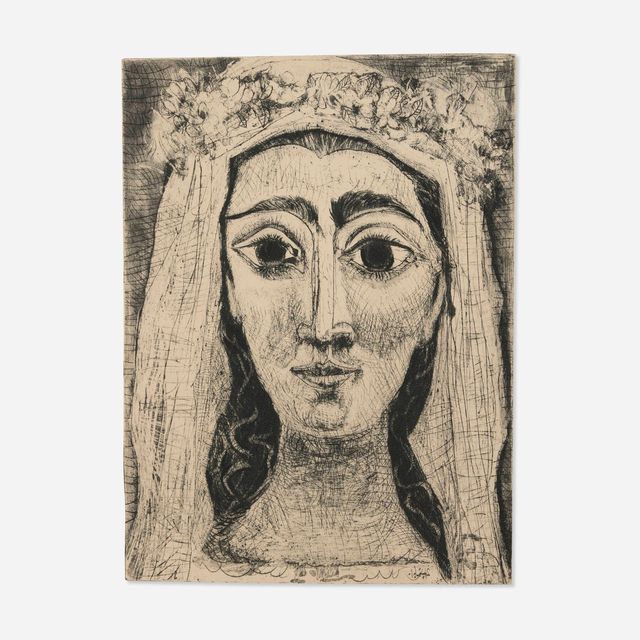 Jacqueline en Mariée, de Face I