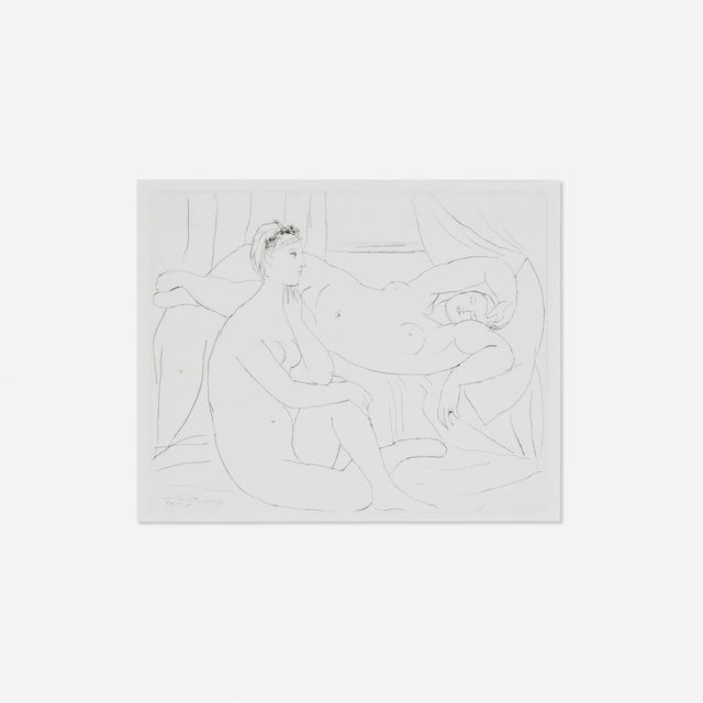 Deux femmes se reposant (from La Suite Vollard)