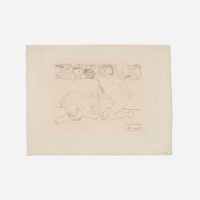 Minotaure vaincu (from La Suite Vollard)