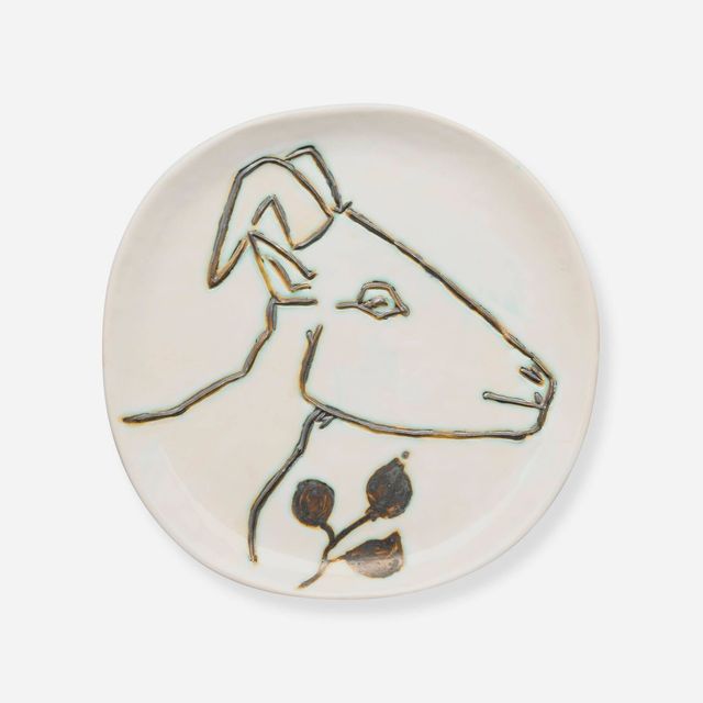 Tête de chèvre de profil