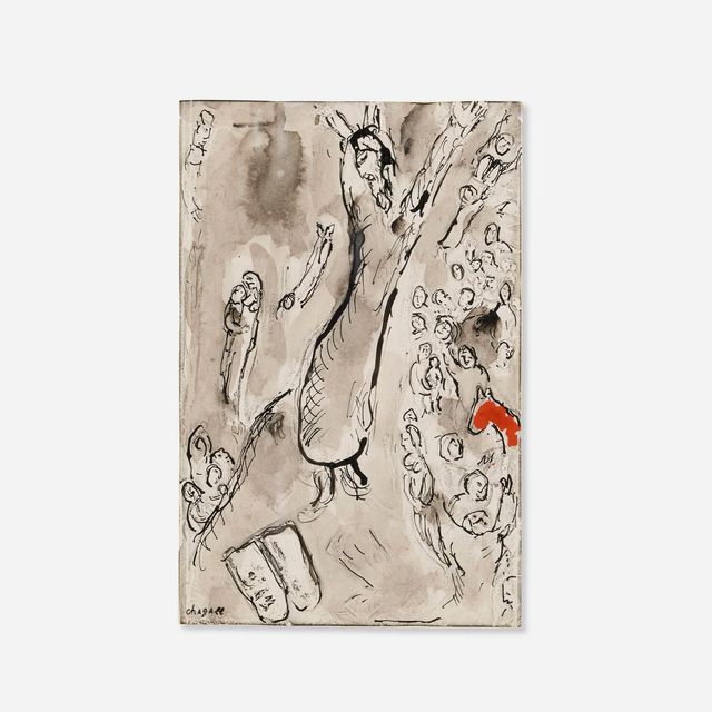 Study for Moise brisant les Tables de la Loi