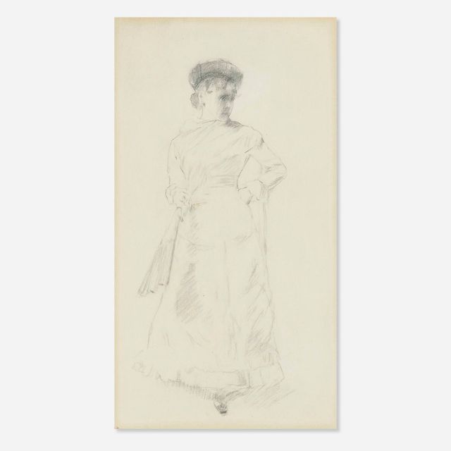 Standing Figure with Fan