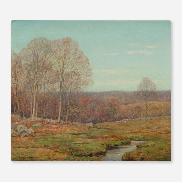 Spring Landscape with Stream